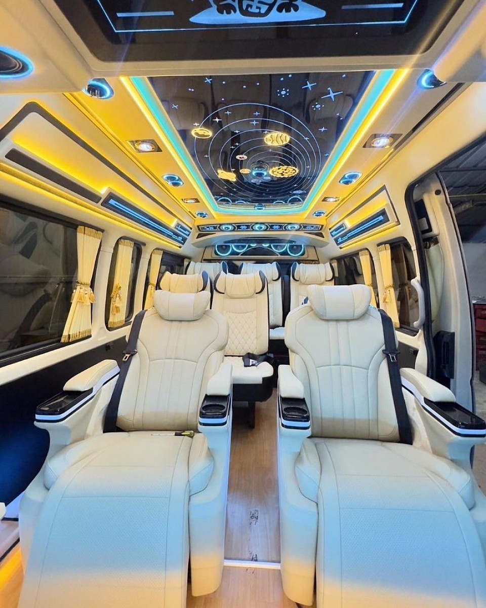 Luxury van, Comfortable seating